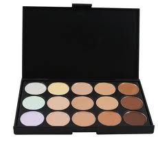 Paleta 15 bases e corretivos